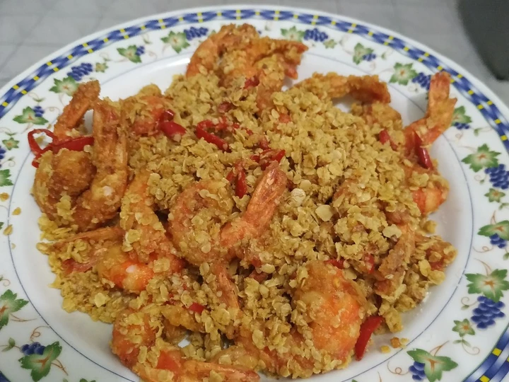 Langkah Mudah untuk Menyiapkan Resep Udang goreng gandum yang Enak Banget Anti Ribet, Bisa Manjain Lidah