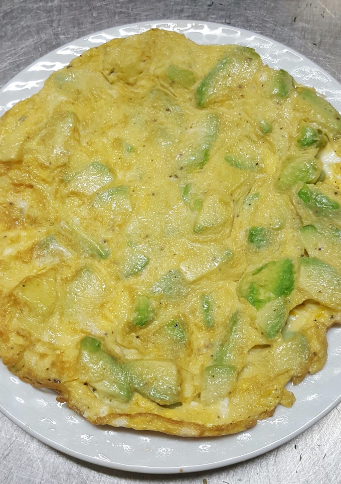Una foto de Tortilla de aguacate 