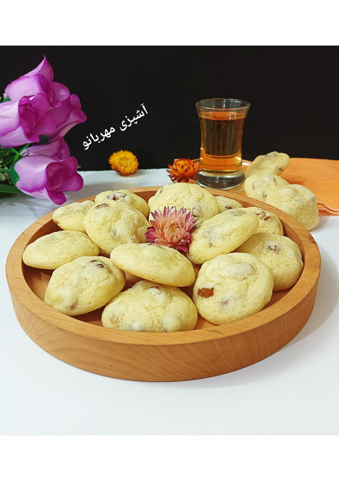 عکسی از دستور شیرینی کشمشی ترکدار (با روغن مایع)