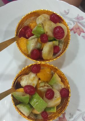 ফ্রুট স্যালাড (fruit salad recipe in Bengali) রেসিপির প্রধান ছবি