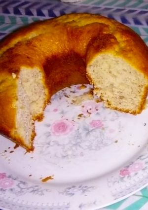Una foto de Budín de banana🍌😍