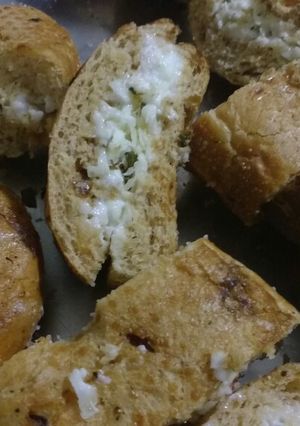 Foto de Pão de alho caseiro