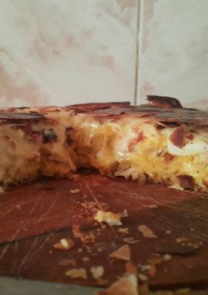 Una foto de Tarta de humita