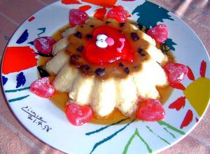 Una foto de Flan de huevo a la vainilla