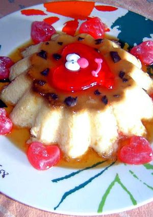 Una foto de Flan de huevo a la vainilla