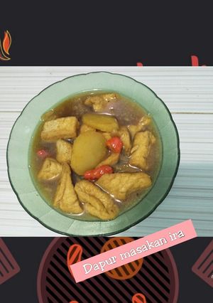 Foto resep Semur tahu rumahan