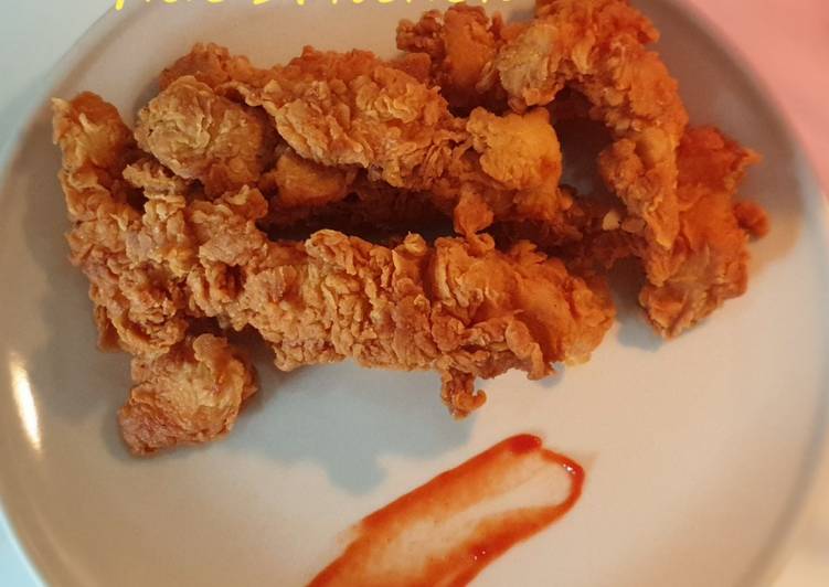 Rahasia Menyiapkan Chicken crispy ala KFC Anti Ribet!