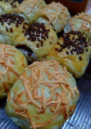 Foto resep Molen /bollen pastry pisang keju coklat
