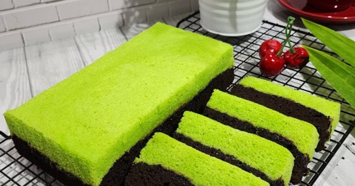 520 resep brownies kukus pandan enak dan mudah Cookpad