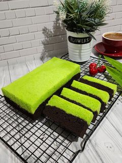 Foto resep 329. BROWNIES KUKUS COKLAT PANDAN