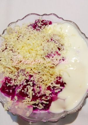 Foto resep Salad buah naga