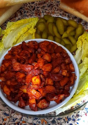 عکسی از دستور سوسیس بندری