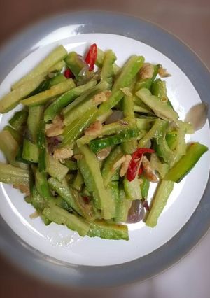 Foto resep Tumis pare ebi
