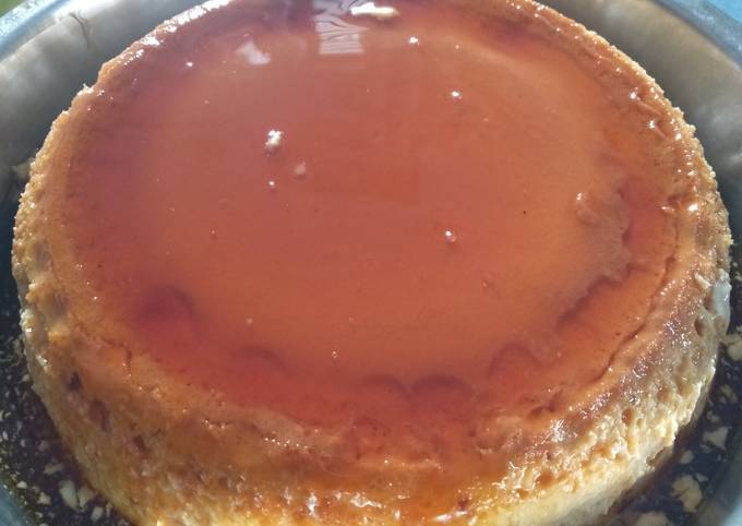 Recipe of Jamie Oliver Coffee Irish cream flan