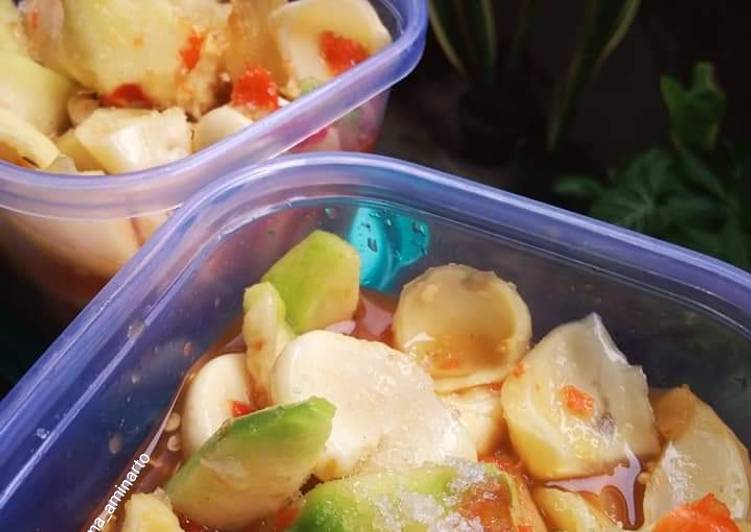 Resep masakan Asinan buah | Langkah Membuat Asinan buah Yang Enak Banget