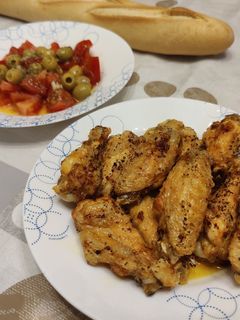 Una foto de Alitas de pollo en la Airfryer