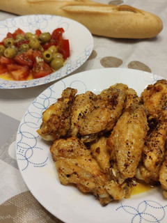Una foto de Alitas de pollo en la Airfryer
