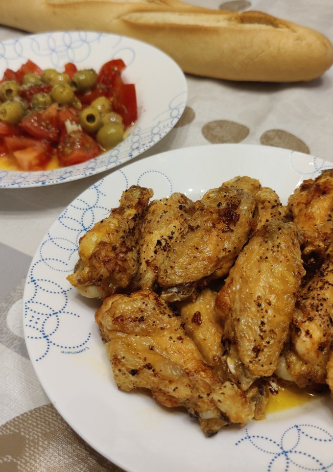 Una foto de Alitas de pollo en la Airfryer
