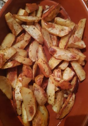 Una foto de Papas bravas