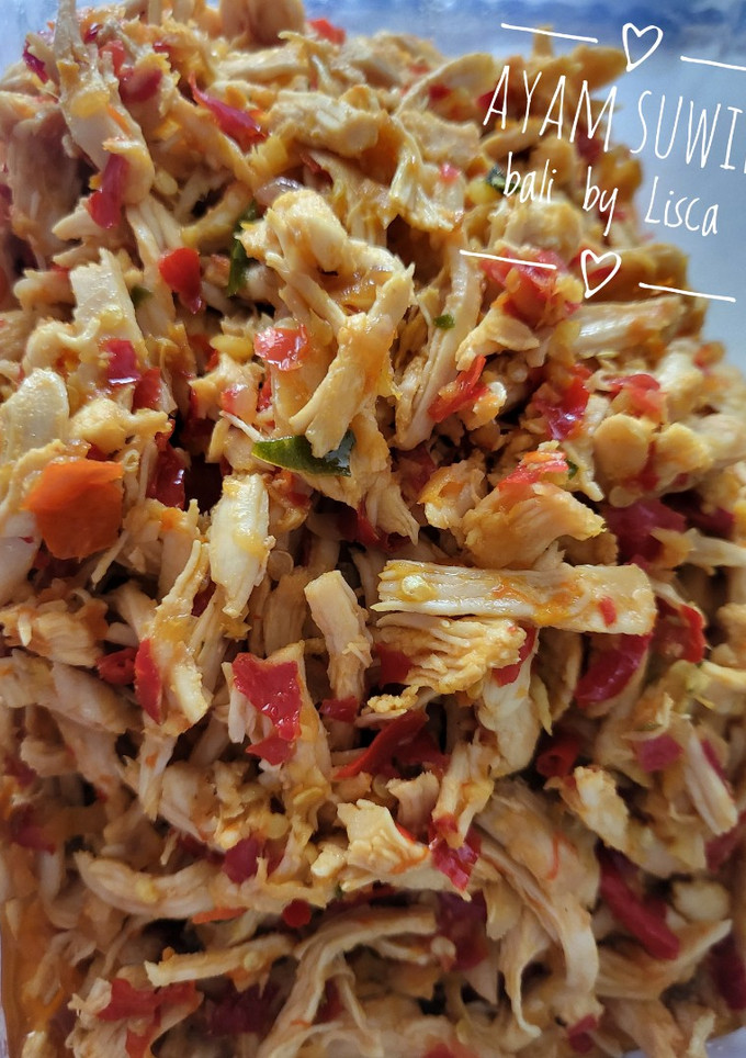 Foto resep Ayam suwir bali