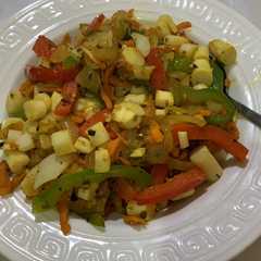 Una foto de Ensalada fit, saludable, fácil y rápida