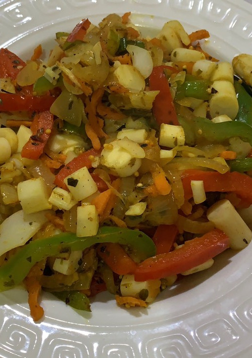 Una foto de Ensalada fit, saludable, fácil y rápida
