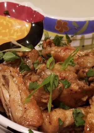 A picture of Lime and tequila wings.