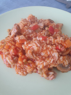 Una foto de Paella de montaña