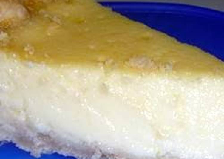 Restaurant Style Egg Custard Pie