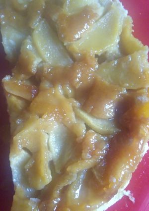 Una foto de Tarta de manzana y dulce de batata