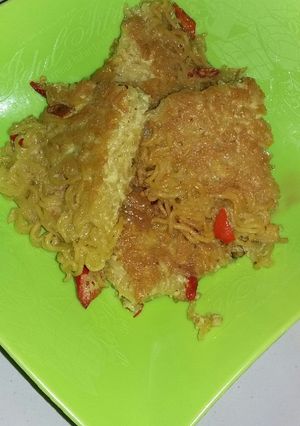 Foto resep Omelet Mie