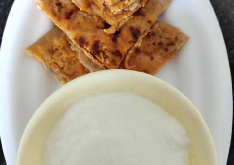 Steps to Prepare Homemade Paneer paratha