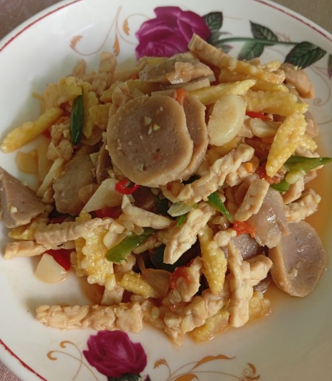 Foto resep Tumis Tempe Bakso Putren