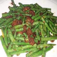 รูปของ Tumis cabe kacang panjang