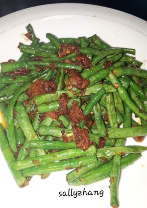 Foto resep Tumis cabe kacang panjang