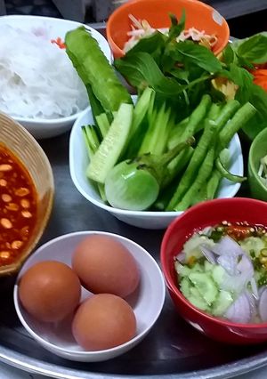 รูปของ ขนมจีนน้ำพริก