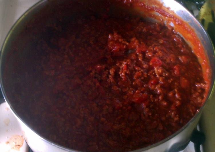 Recipe of Speedy beef chili