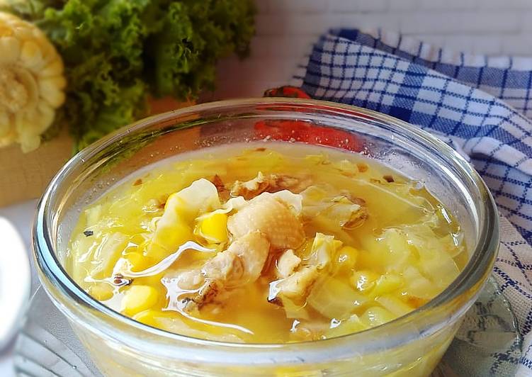 Easiest Way to Prepare Appetizing Sup Jagung Sederhana