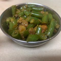 Green Beans cumins seeds ki Sabzi A picture of Green Beans cumins seeds ki Sabzi.