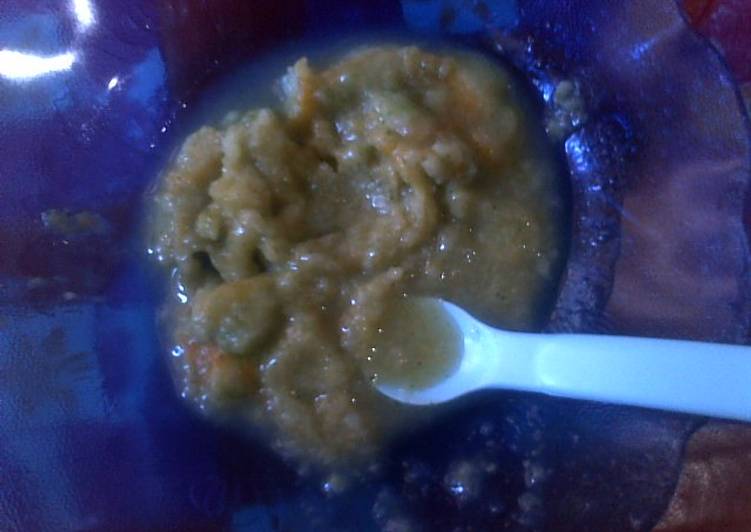 Cara Memasak Mpasi ikan gabus, katu dan wortel yang Gurih