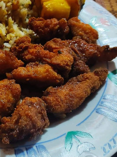 Una foto de Pollo coreano