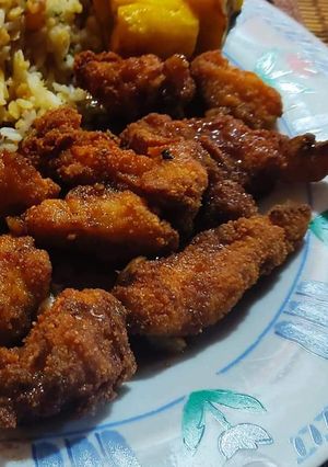 Una foto de Pollo coreano