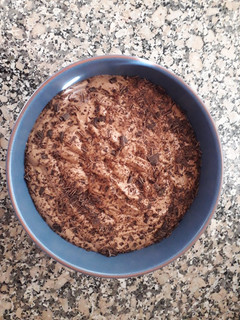 Una foto de Mousse de chocolate