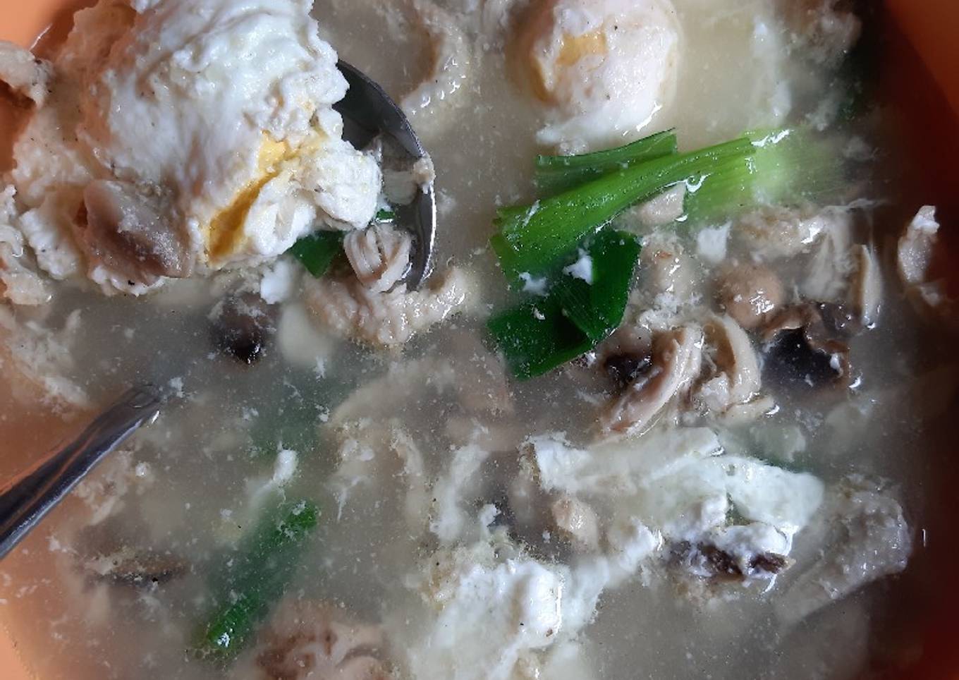 Sup ayam jamur