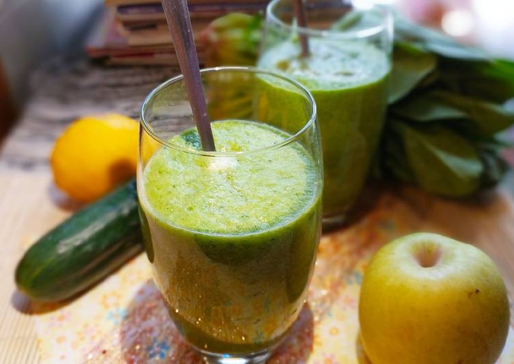 🌈Zumo Detox Despertar Verde🌈#Veggyfood