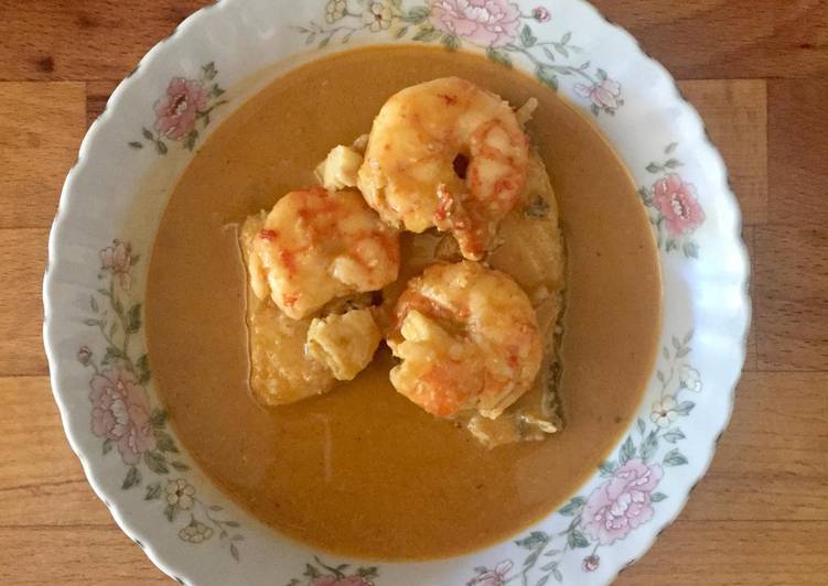 Caril Malaio de Bacalhau e Camarão - Tudogosreceitas