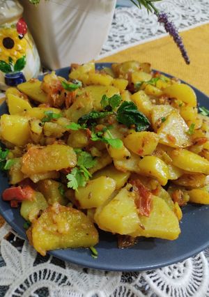 A picture of Aloo ke fry.