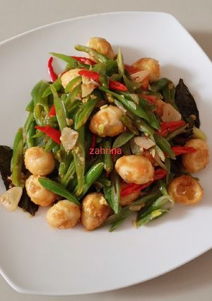 Foto resep Buncis iris telur puyuh