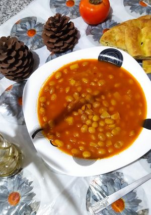 عکسی از دستور 😋خوراک لوبیا خوشمزه 😋