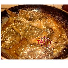 A picture of Orange sesame chicken.